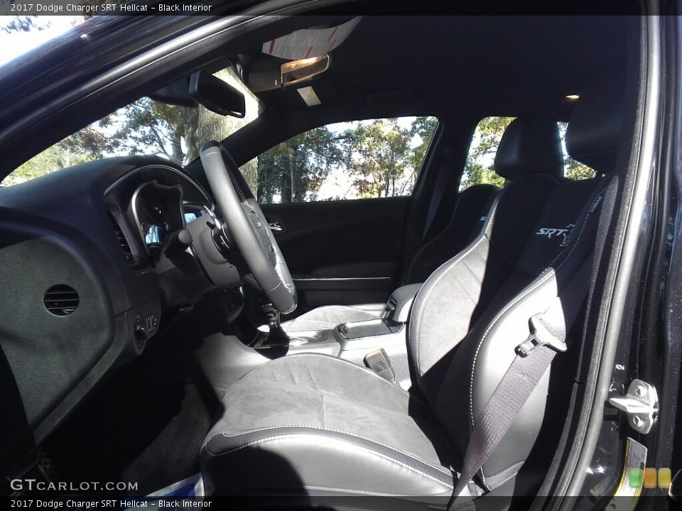 Black Interior Front Seat for the 2017 Dodge Charger SRT Hellcat #117135155