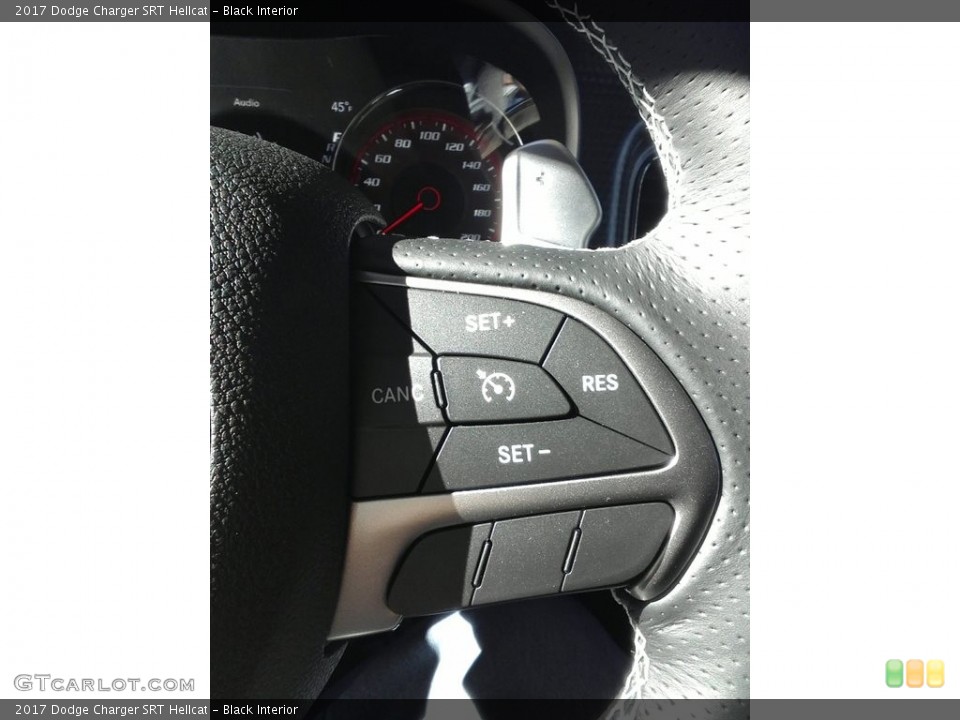 Black Interior Controls for the 2017 Dodge Charger SRT Hellcat #117135374