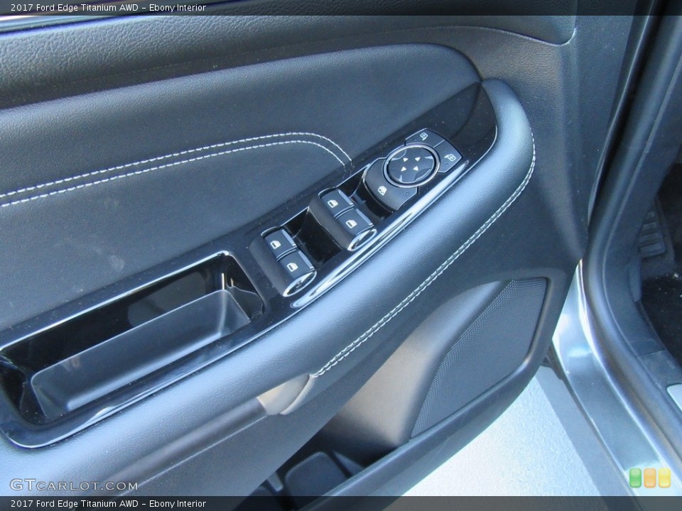 Ebony Interior Controls for the 2017 Ford Edge Titanium AWD #117138635