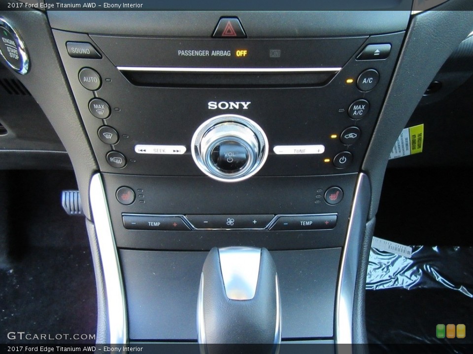 Ebony Interior Controls for the 2017 Ford Edge Titanium AWD #117138800