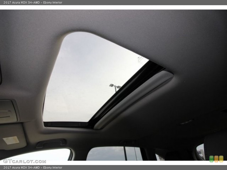 Ebony Interior Sunroof for the 2017 Acura MDX SH-AWD #117139604