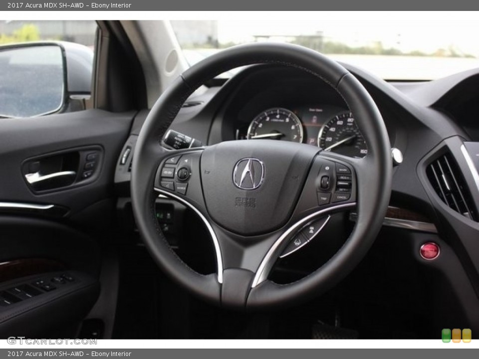 Ebony Interior Steering Wheel for the 2017 Acura MDX SH-AWD #117139856