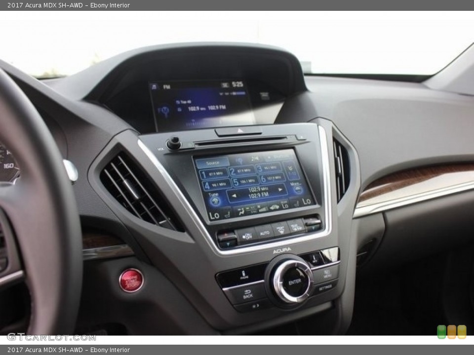 Ebony Interior Controls for the 2017 Acura MDX SH-AWD #117140012