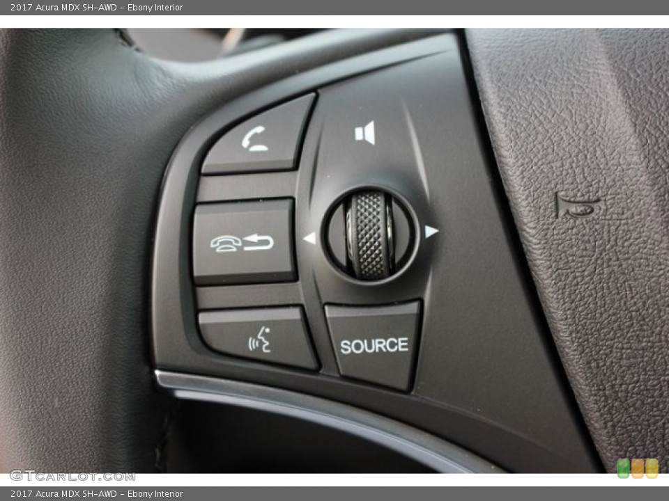 Ebony Interior Controls for the 2017 Acura MDX SH-AWD #117140126