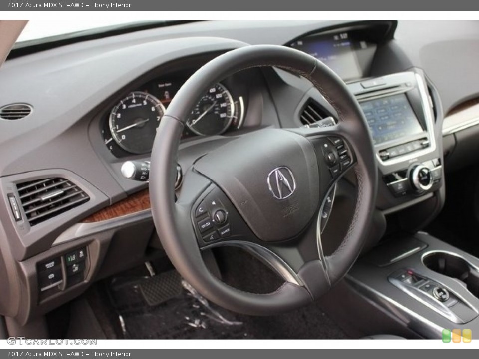 Ebony Interior Steering Wheel for the 2017 Acura MDX SH-AWD #117140225