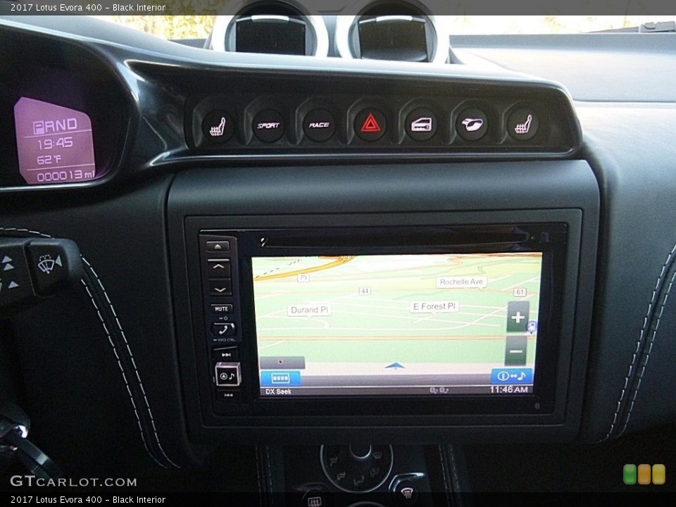 Black Interior Navigation for the 2017 Lotus Evora 400 #117142460
