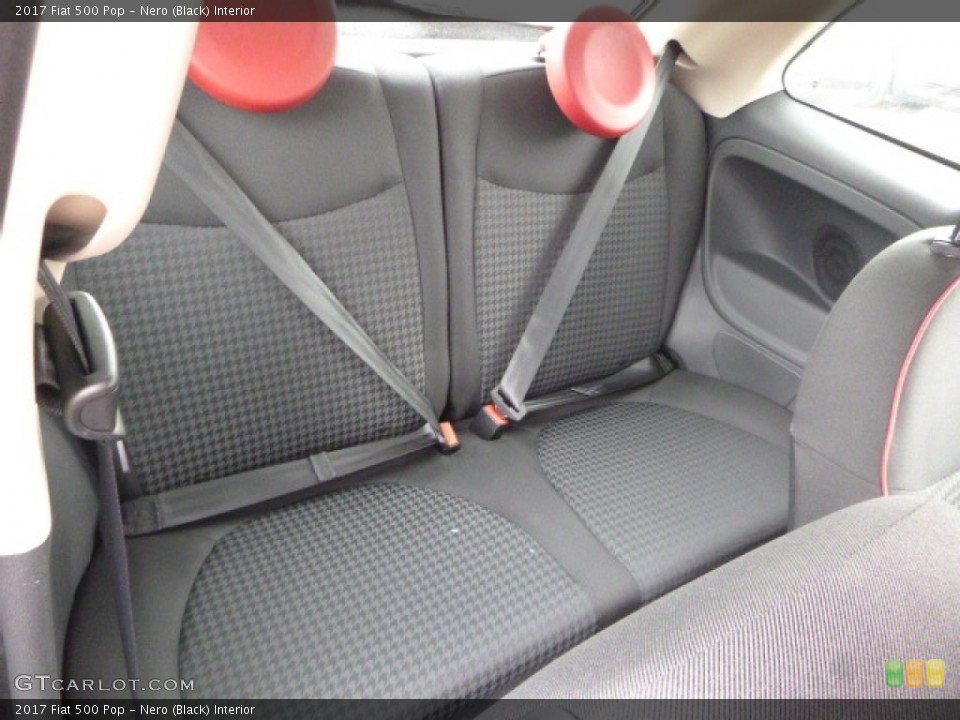 Nero (Black) Interior Rear Seat for the 2017 Fiat 500 Pop #117143864