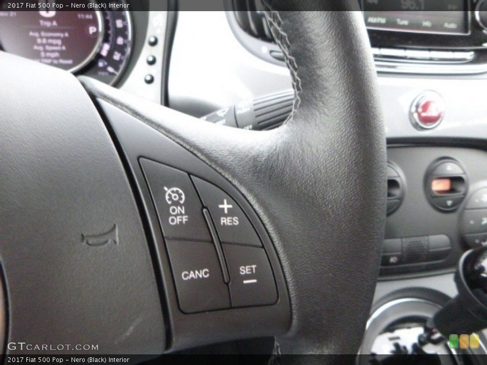 Nero (Black) Interior Controls for the 2017 Fiat 500 Pop #117144044