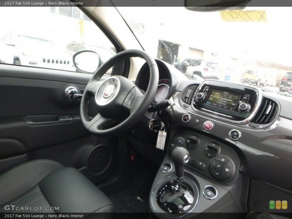 Nero (Black) Interior Dashboard for the 2017 Fiat 500 Lounge #117144241