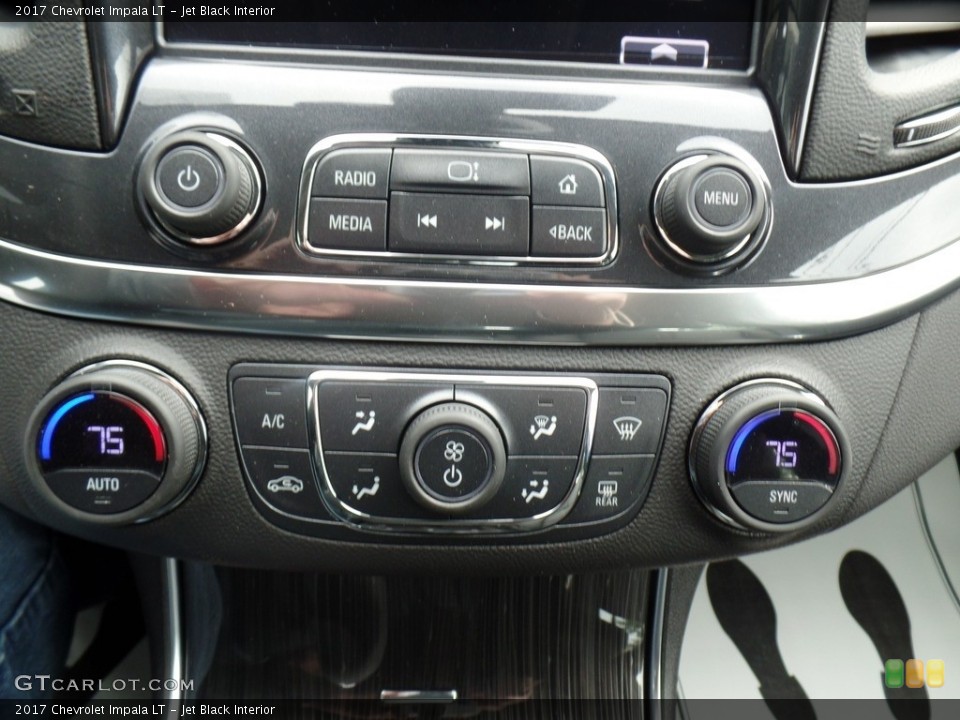 Jet Black Interior Controls for the 2017 Chevrolet Impala LT #117150785