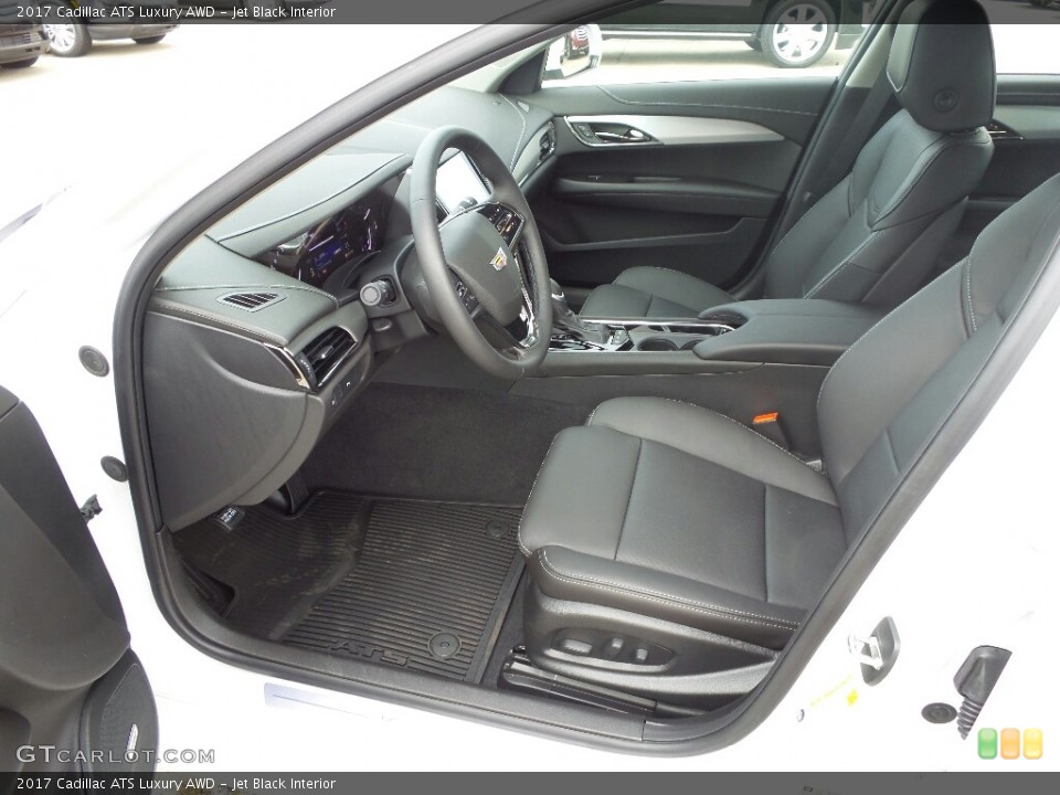 Jet Black Interior Photo for the 2017 Cadillac ATS Luxury AWD #117154033
