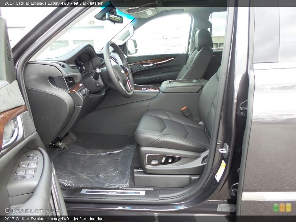 Jet Black Interior Front Seat for the 2017 Cadillac Escalade Luxury 4WD #117154450