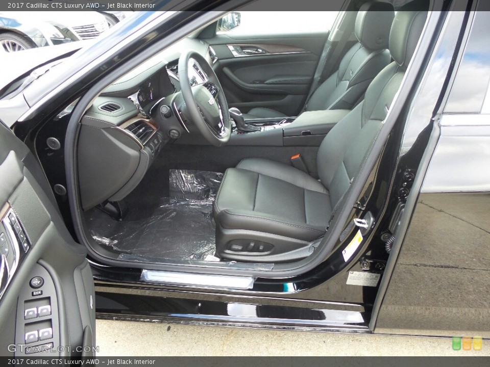 Jet Black Interior Photo for the 2017 Cadillac CTS Luxury AWD #117154672