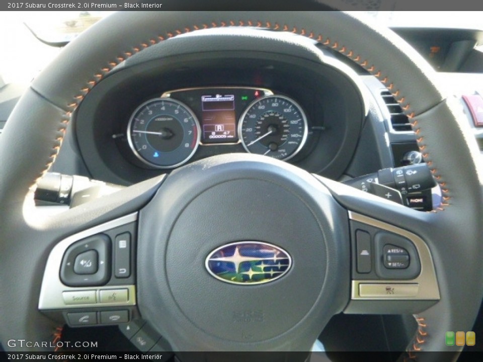 Black Interior Steering Wheel for the 2017 Subaru Crosstrek 2.0i Premium #117159846