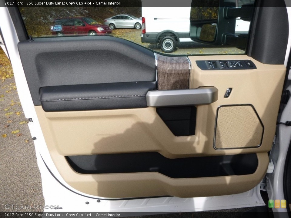 Camel Interior Door Panel for the 2017 Ford F350 Super Duty Lariat Crew Cab 4x4 #117160486
