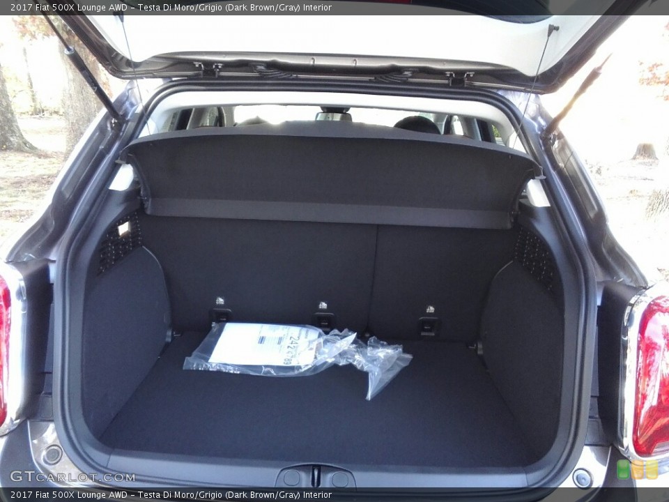 Testa Di Moro/Grigio (Dark Brown/Gray) Interior Trunk for the 2017 Fiat 500X Lounge AWD #117162922