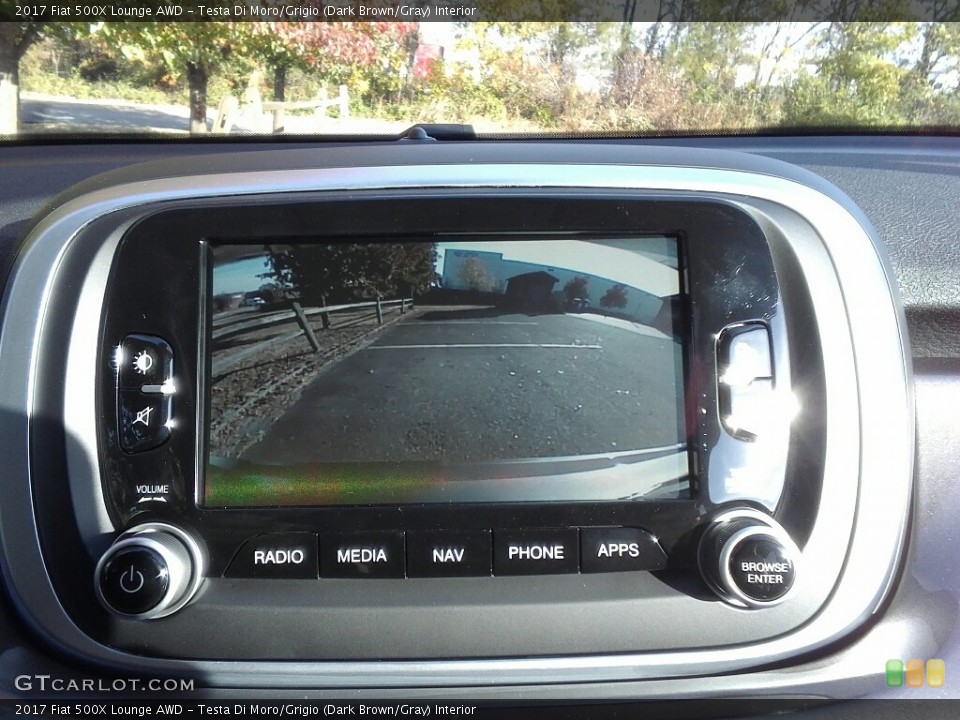 Testa Di Moro/Grigio (Dark Brown/Gray) Interior Controls for the 2017 Fiat 500X Lounge AWD #117163165