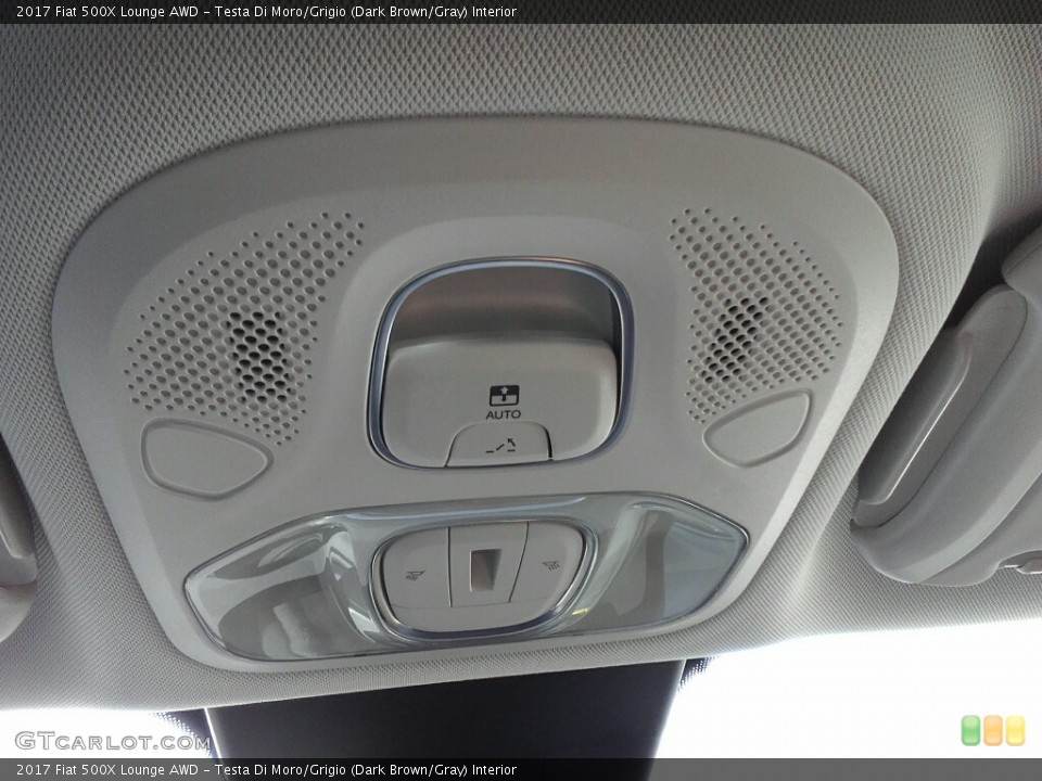 Testa Di Moro/Grigio (Dark Brown/Gray) Interior Controls for the 2017 Fiat 500X Lounge AWD #117163237
