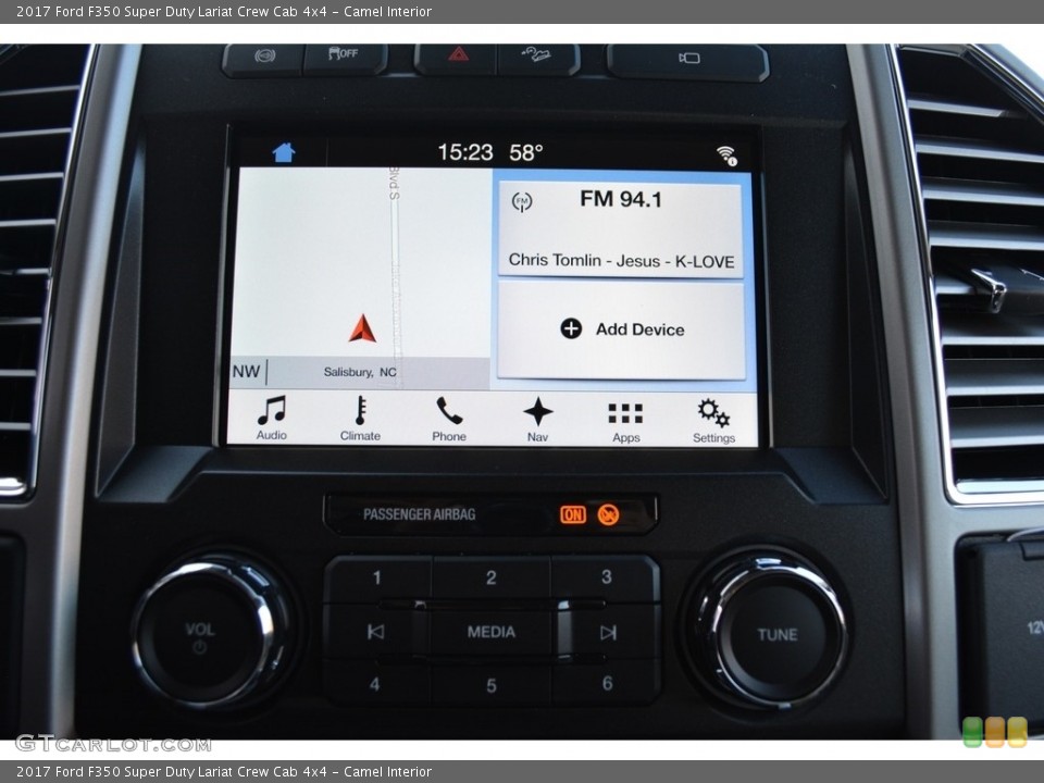 Camel Interior Navigation for the 2017 Ford F350 Super Duty Lariat Crew Cab 4x4 #117163330
