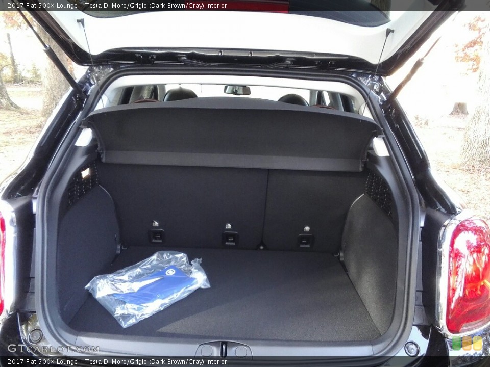 Testa Di Moro/Grigio (Dark Brown/Gray) Interior Trunk for the 2017 Fiat 500X Lounge #117163816