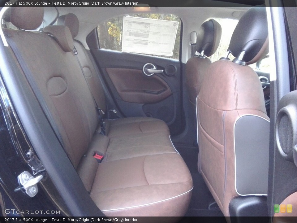 Testa Di Moro/Grigio (Dark Brown/Gray) Interior Rear Seat for the 2017 Fiat 500X Lounge #117163840