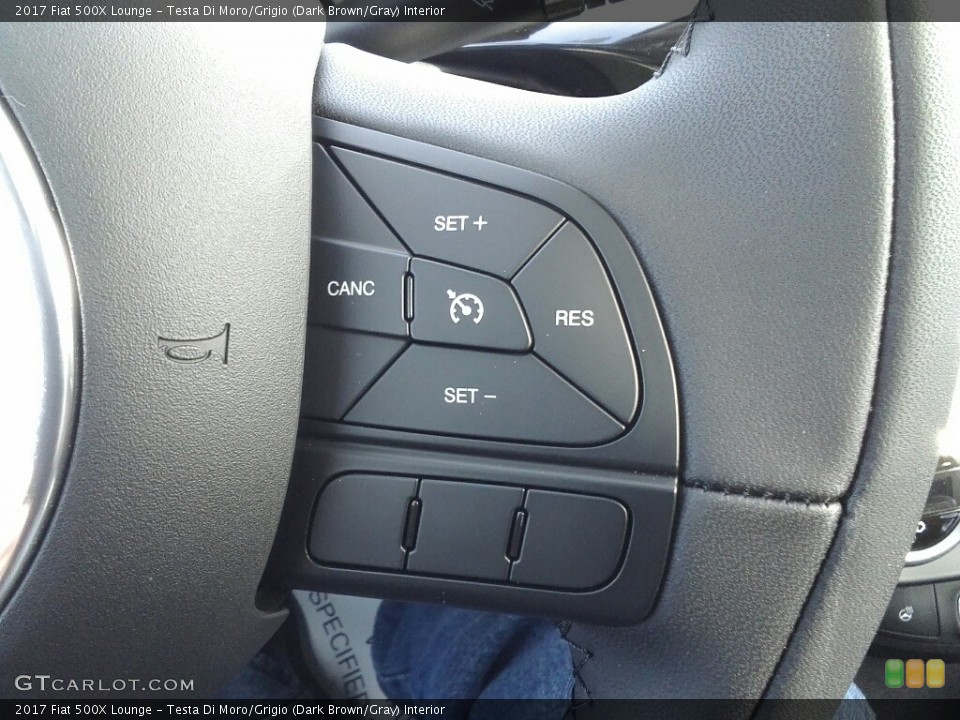 Testa Di Moro/Grigio (Dark Brown/Gray) Interior Controls for the 2017 Fiat 500X Lounge #117163963