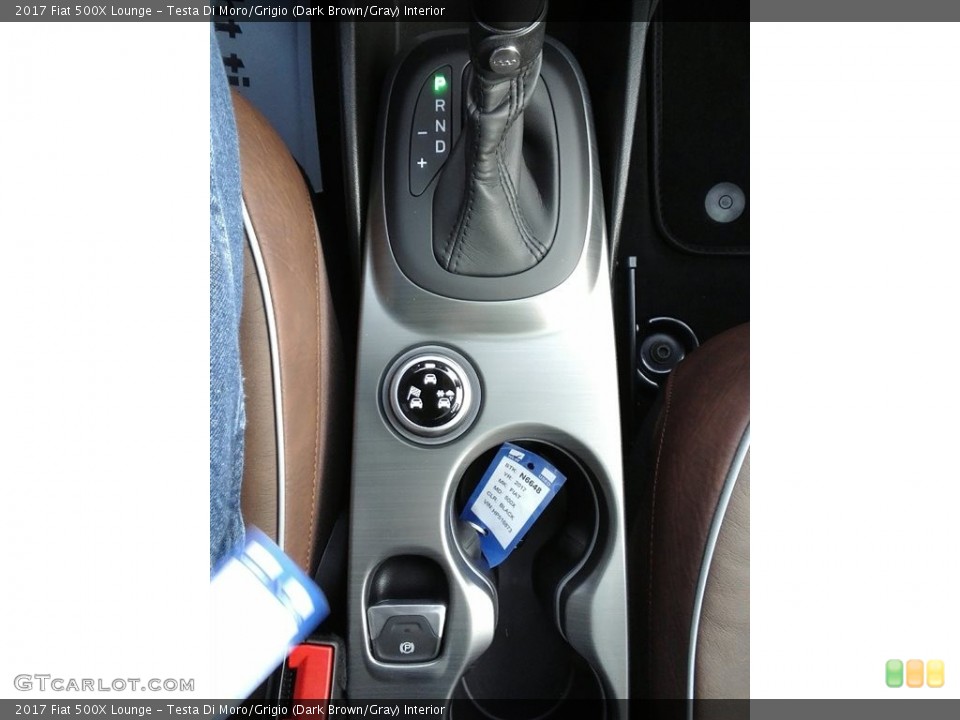 Testa Di Moro/Grigio (Dark Brown/Gray) Interior Transmission for the 2017 Fiat 500X Lounge #117164095
