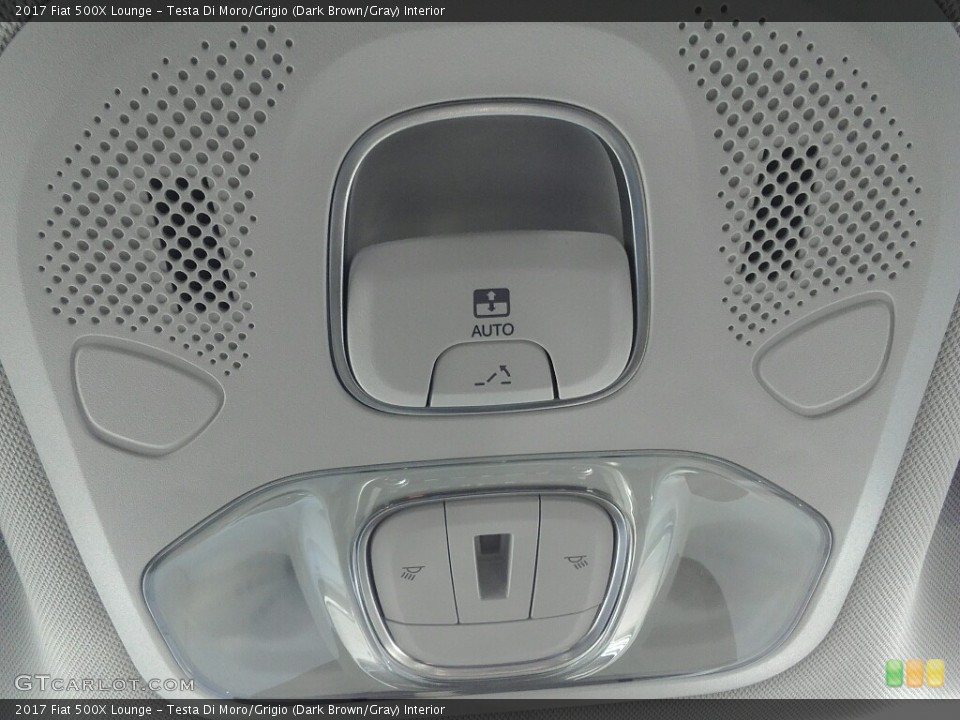 Testa Di Moro/Grigio (Dark Brown/Gray) Interior Controls for the 2017 Fiat 500X Lounge #117164128