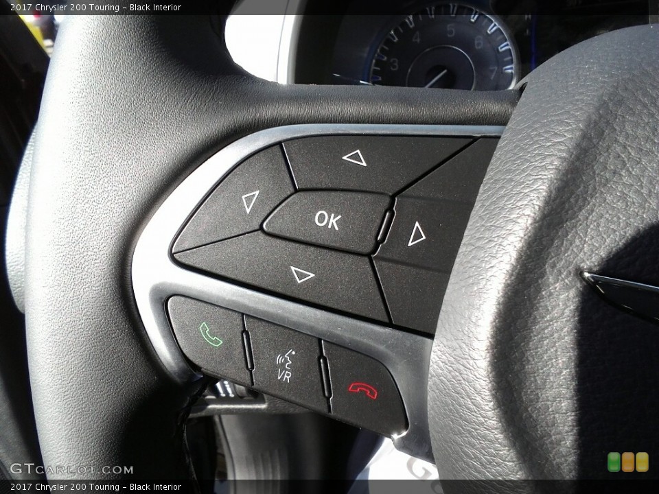 Black Interior Controls for the 2017 Chrysler 200 Touring #117164872