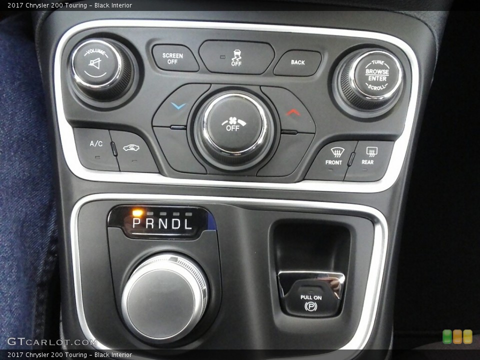 Black Interior Controls for the 2017 Chrysler 200 Touring #117165019