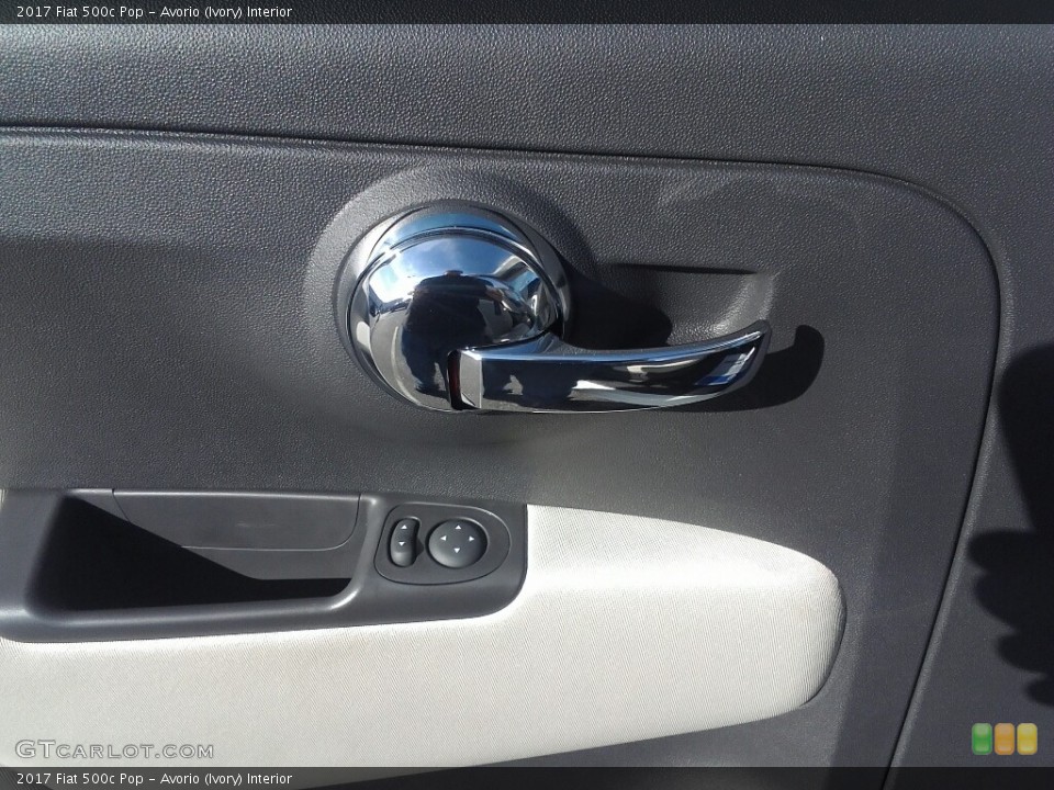 Avorio (Ivory) Interior Controls for the 2017 Fiat 500c Pop #117169276