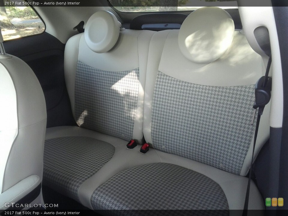 Avorio (Ivory) Interior Rear Seat for the 2017 Fiat 500c Pop #117169345