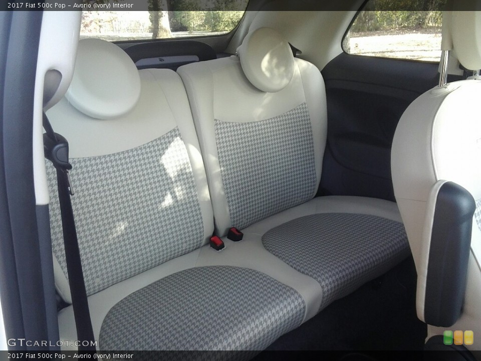 Avorio (Ivory) Interior Rear Seat for the 2017 Fiat 500c Pop #117169375