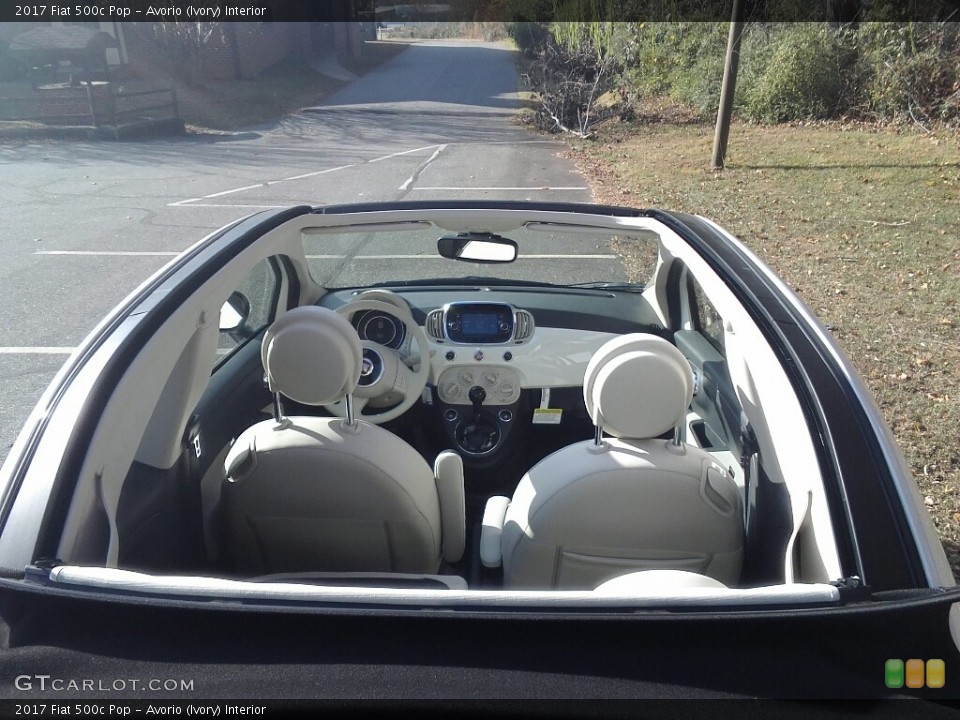 Avorio (Ivory) Interior Sunroof for the 2017 Fiat 500c Pop #117169492