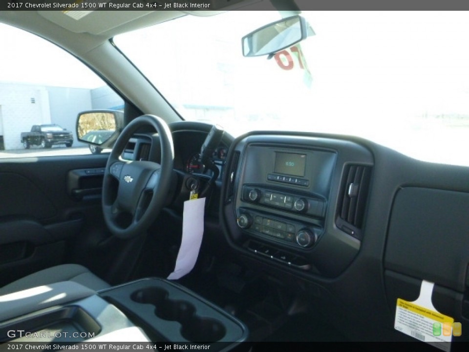 Jet Black Interior Dashboard for the 2017 Chevrolet Silverado 1500 WT Regular Cab 4x4 #117169804