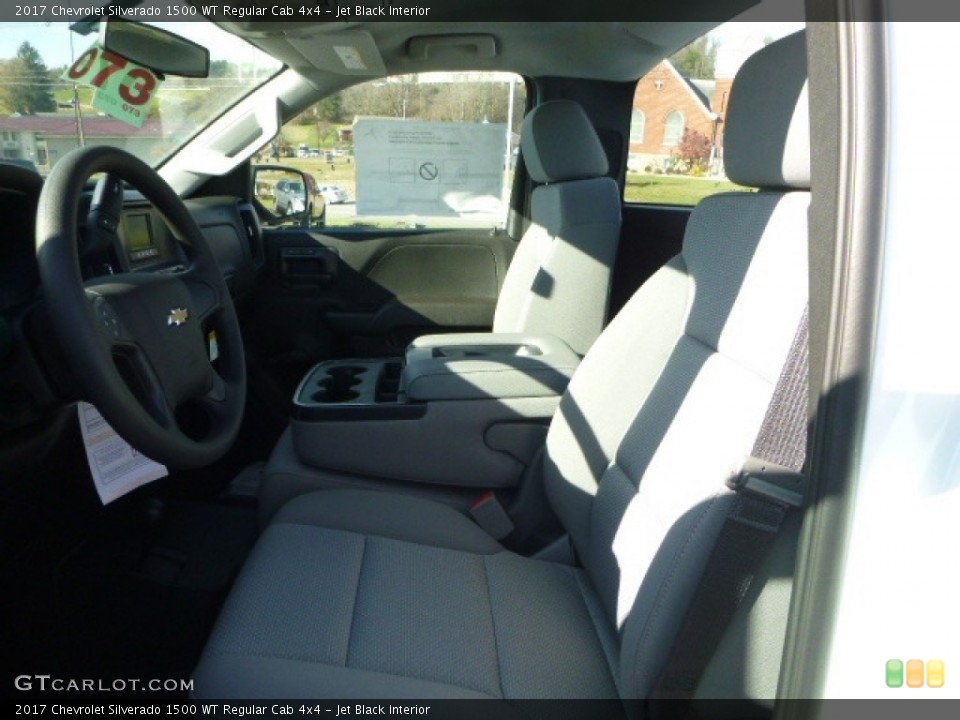 Jet Black Interior Photo for the 2017 Chevrolet Silverado 1500 WT Regular Cab 4x4 #117169846