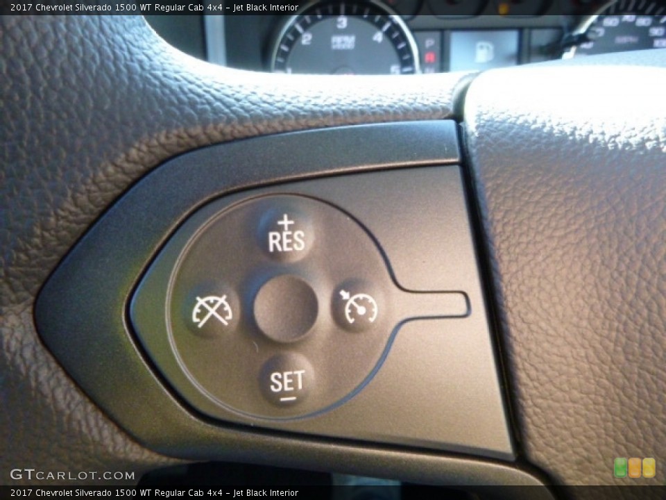 Jet Black Interior Controls for the 2017 Chevrolet Silverado 1500 WT Regular Cab 4x4 #117169939