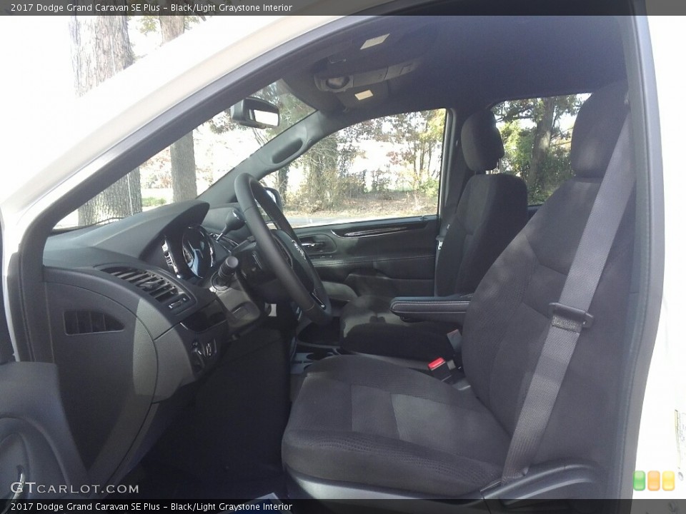 Black/Light Graystone Interior Photo for the 2017 Dodge Grand Caravan SE Plus #117170149