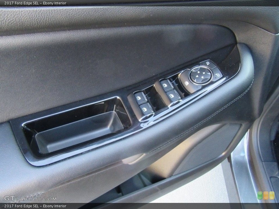 Ebony Interior Controls for the 2017 Ford Edge SEL #117173161