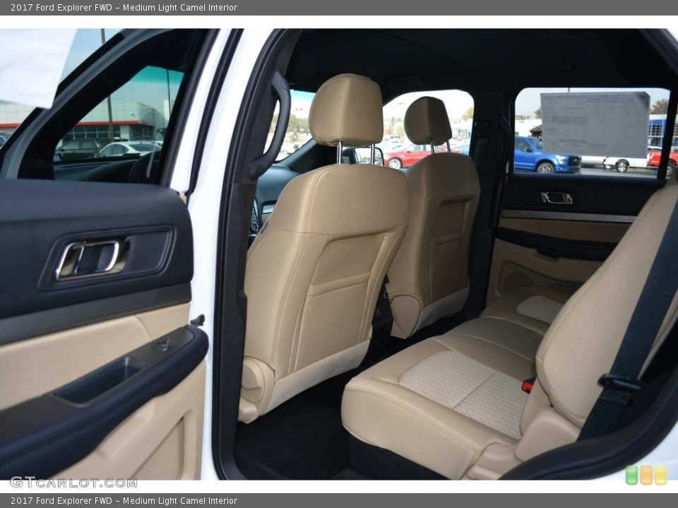 Medium Light Camel Interior Rear Seat for the 2017 Ford Explorer FWD #117178972