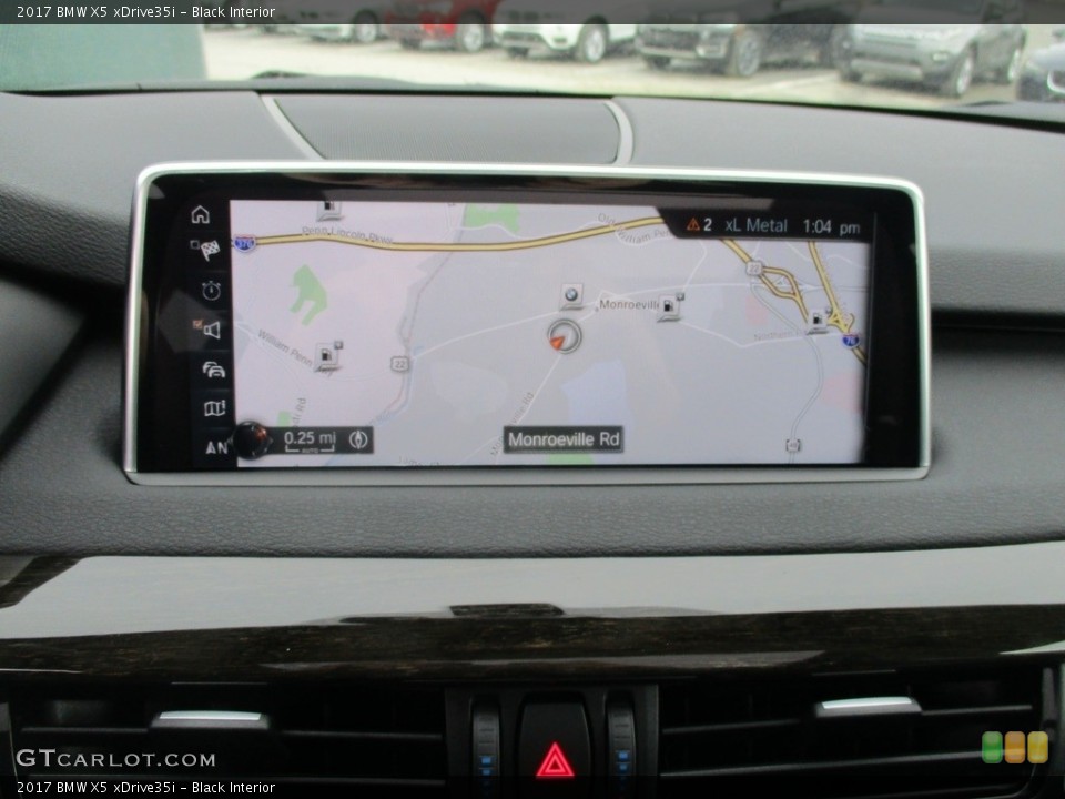 Black Interior Navigation for the 2017 BMW X5 xDrive35i #117179224