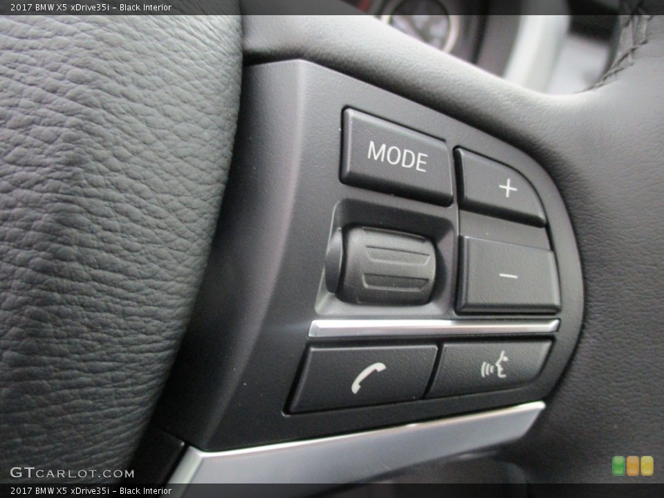 Black Interior Controls for the 2017 BMW X5 xDrive35i #117179278