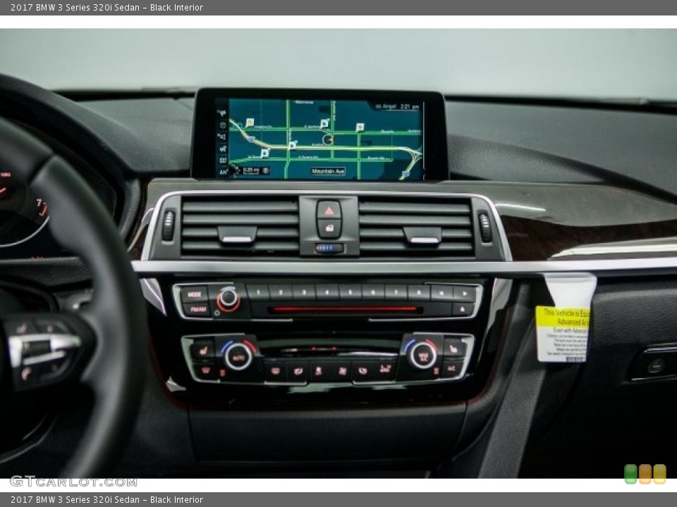 Black Interior Controls for the 2017 BMW 3 Series 320i Sedan #117181870