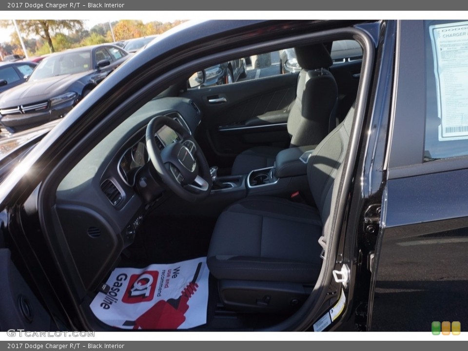 Black Interior Front Seat for the 2017 Dodge Charger R/T #117181990