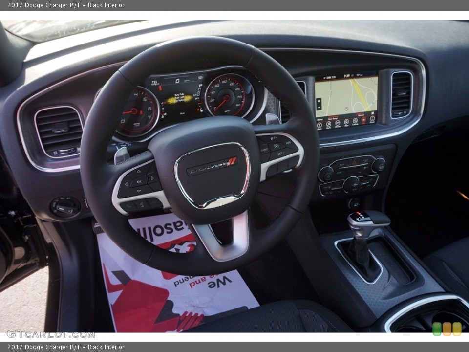 Black Interior Dashboard for the 2017 Dodge Charger R/T #117182017