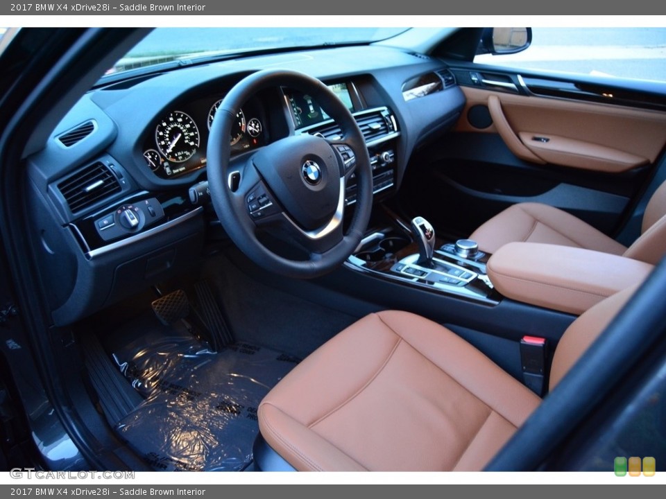 Saddle Brown Interior Photo for the 2017 BMW X4 xDrive28i #117191914