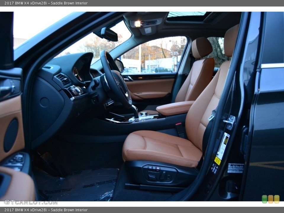 Saddle Brown Interior Front Seat for the 2017 BMW X4 xDrive28i #117191935