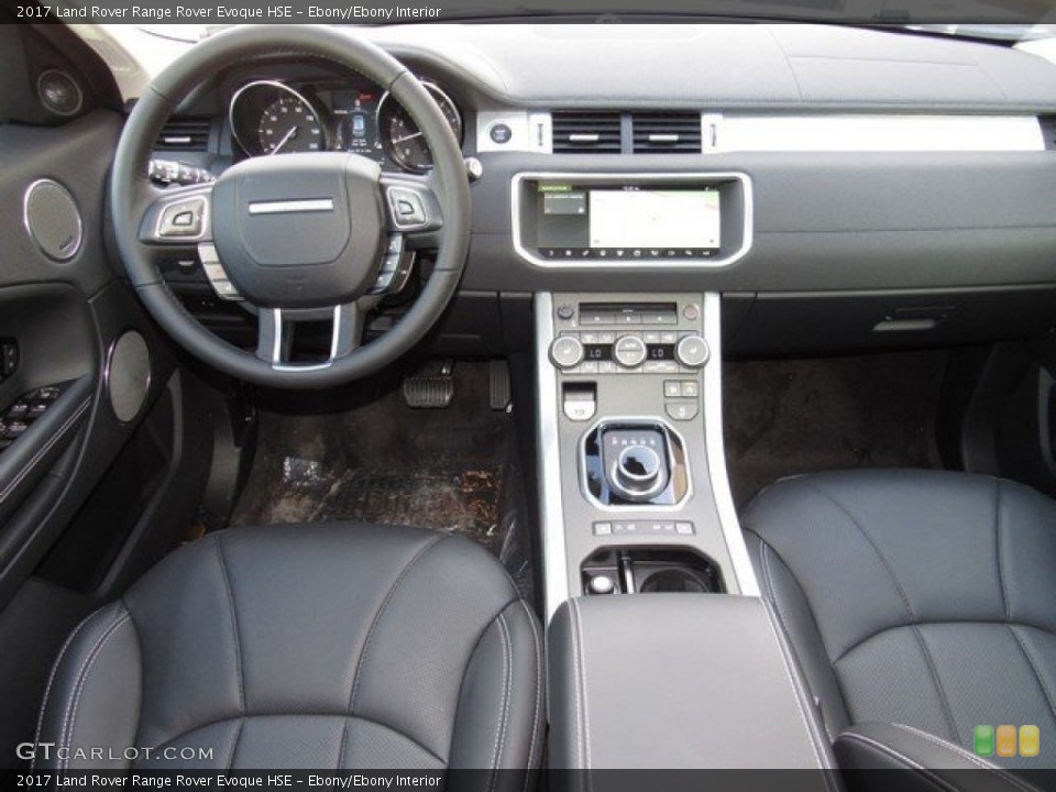 Ebony/Ebony Interior Dashboard for the 2017 Land Rover Range Rover Evoque HSE #117194419