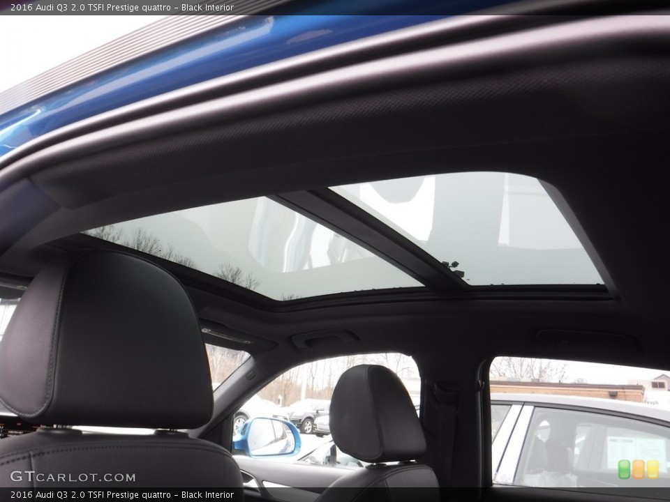 Black Interior Sunroof for the 2016 Audi Q3 2.0 TSFI Prestige quattro #117194488
