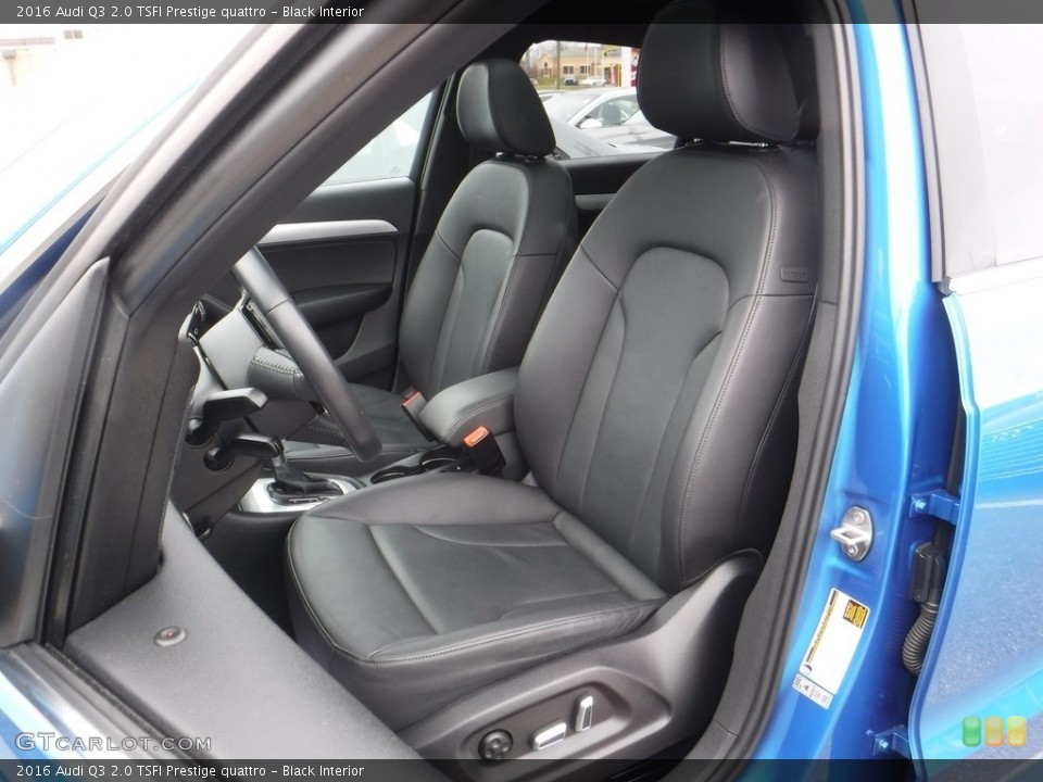 Black Interior Front Seat for the 2016 Audi Q3 2.0 TSFI Prestige quattro #117194518